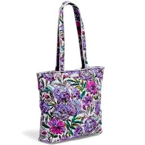 Vera Bradley Iconic Tote - Lavender Meadow
